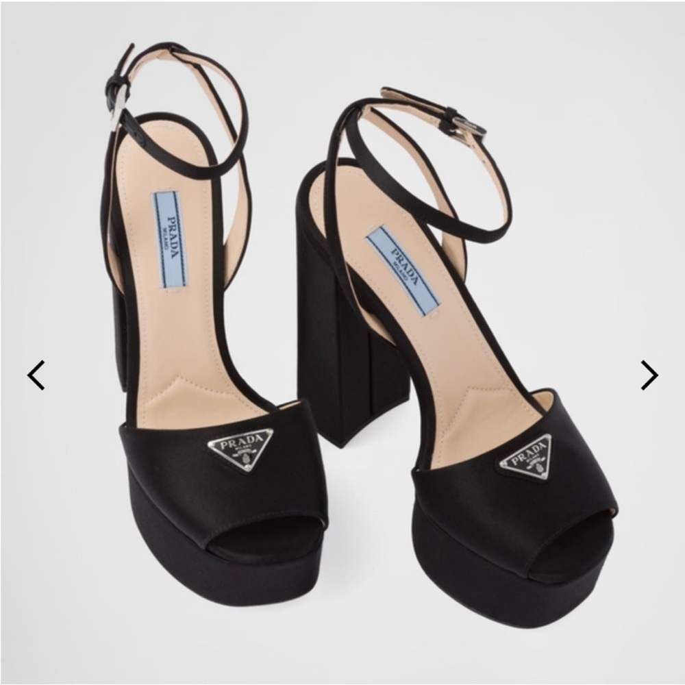 Prada Women's Black Platform Sandals